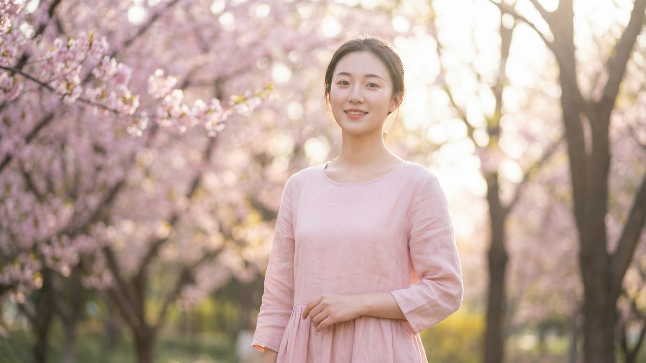 糖心美少女写真视频：春日樱花系列视频教程