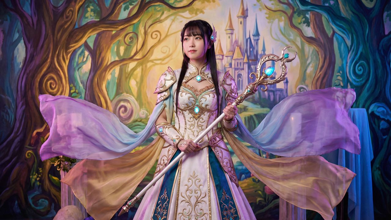 糖心cosplay视频教程：奇幻女神服装制作全过程视频演示